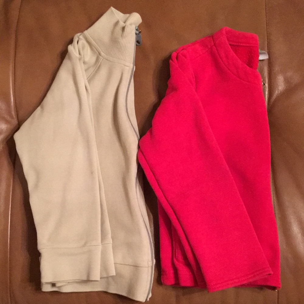 Bundle of 2 jackets Cherokee & Circo for a girl 5T zip up jumpers
